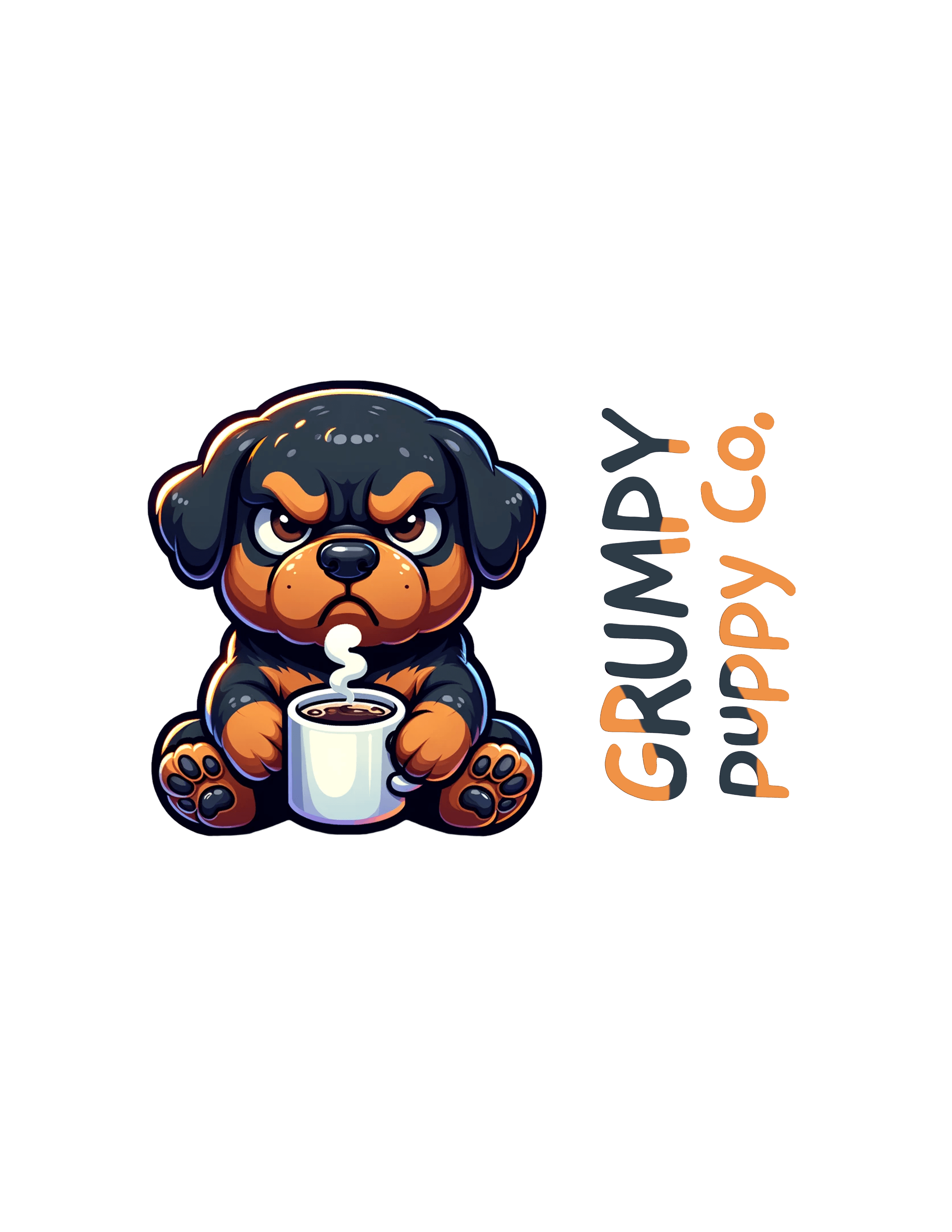 Grumpy Rottweiler — embroidery muse