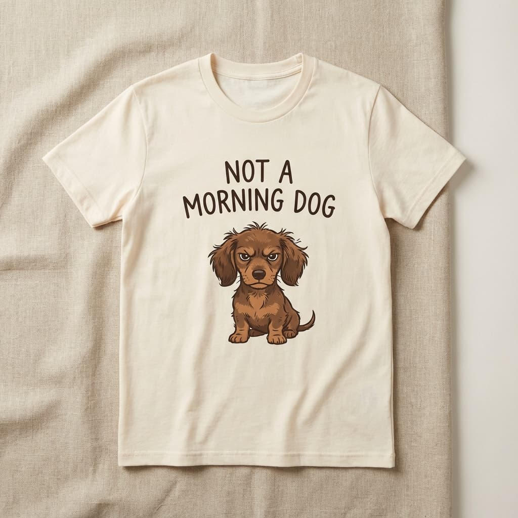 "Not a Morning Dog" Tee